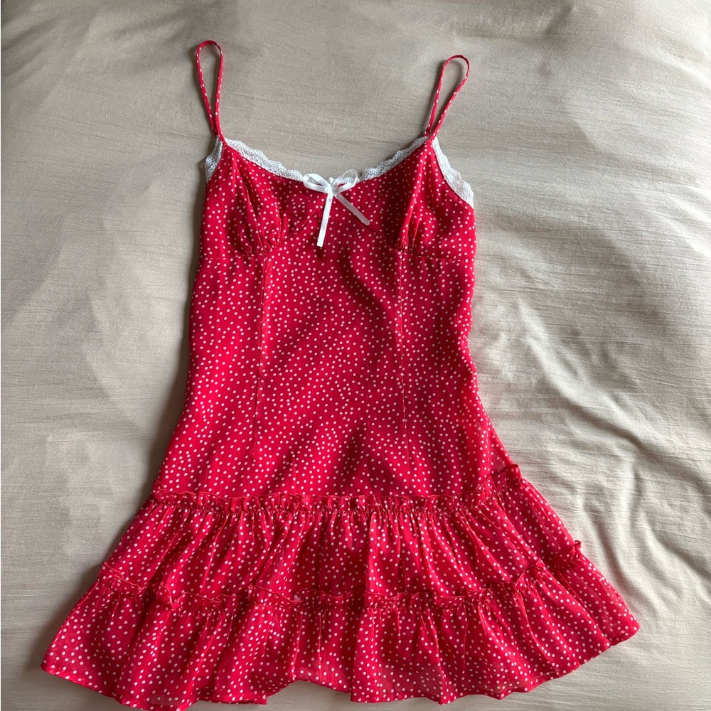 Red Polka Dot Sun Dress